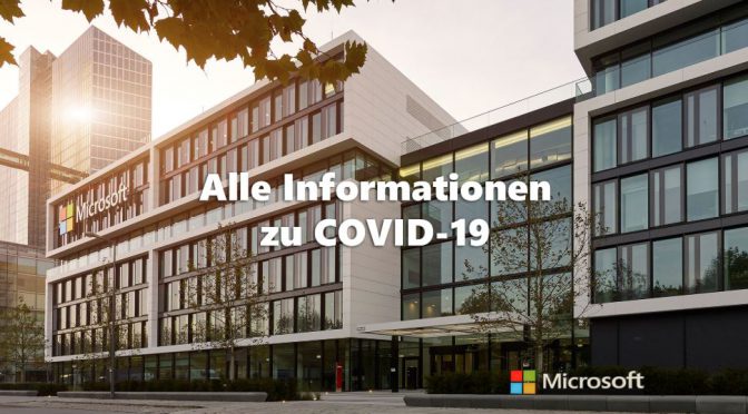 COVID-19 – So unterstützt Microsoft (Remote-Arbeit)